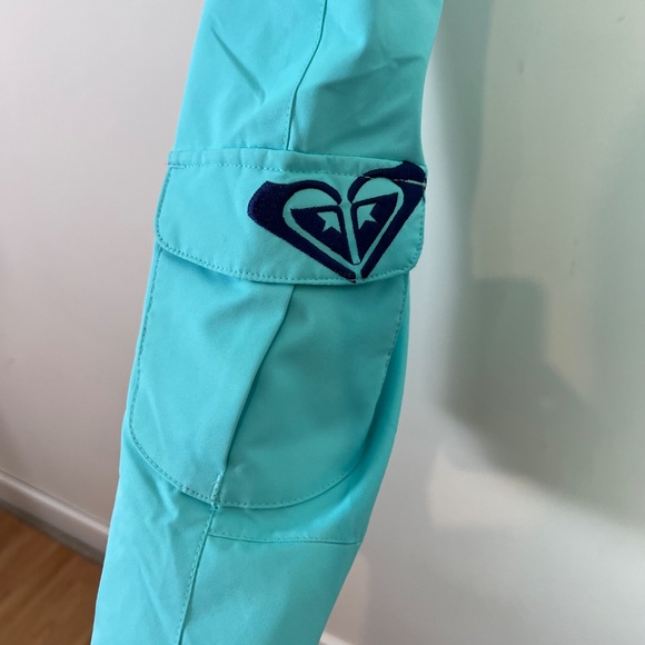 Roxy Girls Toddler Blue Insulated Snow Sport Bibs NWOT - Picture 6 of 10